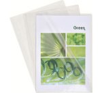Pk 50 Cut Flush Fldr PVC A4 0.18mm Clear - Crystal