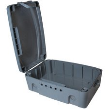Boîtier pour bloc électrique multiprise, gris