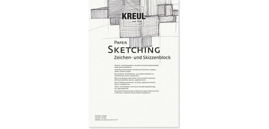 Paper Sketching Pad for Artists, A4, 20 sheets