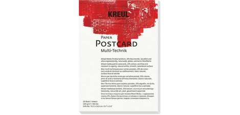 Bloc pour artistes Paper Postcard, A6, 20 feuilles