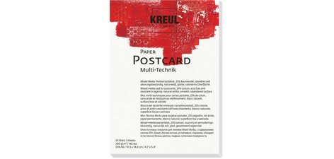 Bloc pour artistes Paper Postcard, A6, 20 feuilles