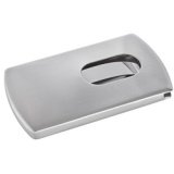 étui pour cartes de visite 'Snap', acier inoxydable,