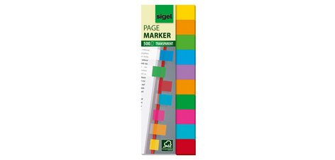Marque-page repositionnable Film Multicolor, 44x12,5mm