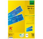 Billet d'entrée, 180 x 55 mm, imprimable, extra blanc