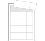 Billet d'entrée, 180 x 55 mm, imprimable, extra blanc