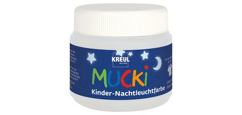 Phosphoreszierende Farbe 'MUCKI', 150 ml