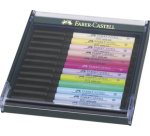 FABER-CASTELL Feutre PITT artist pen, étui de 12