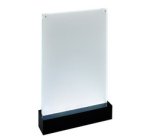 Présentoir de table LED 'luminous', acrylique, A5