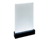 Présentoir de table LED 'luminous', acrylique, A4