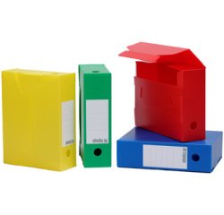 Boîtes d'archives, PP, 100 mm, assorti