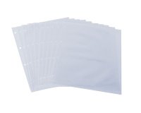 Pochette de rechange pour porte-menu à reliure à vis