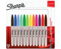 Marqueur permanent FINE, blister de 18