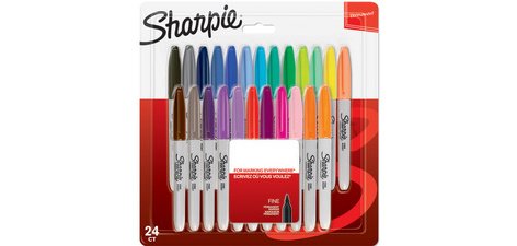 Marqueur permanent FINE, blister de 24