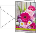 Carte de voeux 'Colorful', (L)115 x (H)170 mm