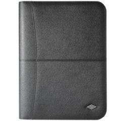 Chemise de conférence Accento, A4, similicuir, noir