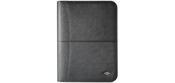 Chemise de conférence Accento, A4, similicuir, noir