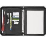 Chemise de conférence Accento, A4, similicuir, noir