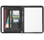 Chemise de conférence Accento, A4, similicuir, noir