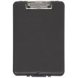 Porte-bloc avec module de rangement, A4, noir
