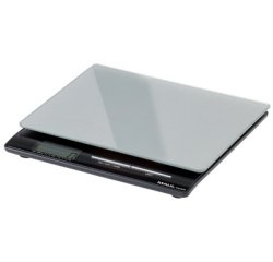 MAUL Pèse-lettres à piles Square, 5kg, intervalle de poids 1gr, batterie incluse, argenté