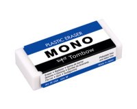 Tombow Gomme en plastique 'MONO M', blanc