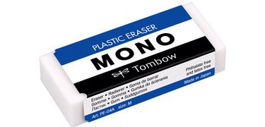 Tombow Plastic Gum 'MONO M', wit