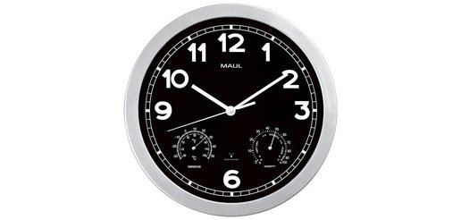 Wandklok/radiogestuurde klok, diameter: 300mm
