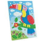 Mosaique de mousse caoutchouc 'perroquet', 405 pièces
