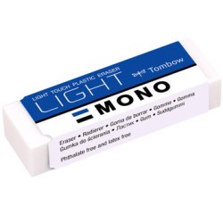 En_goma tombow mono light polimera caucho pvc especial para borrado delicado