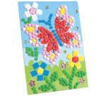 Mosaique de mousse caoutchouc 'papillon', 405 pièces
