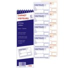 Bloc spiralé 'Carnet Visiteurs', 200 fiches, dupli