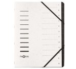 Trieur, A4, en carton, 12 compartiments