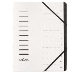 Trieur 'Sorting File', 12 compartiments, blanc