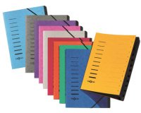 Trieur, A4, en carton, 12 compartiments