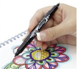 Tombow Feutre double pointe MONO twin, noir