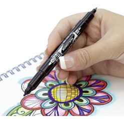 Tombow Feutre double pointe MONO twin, noir