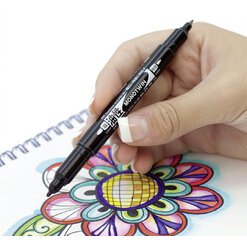 Stift Tombow dubbele punt MONO twin - zwart