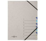 Trieur 'Easy Grey', A4, 7 compartiments