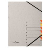 Trieur 'Easy Grey', A4, 7 compartiments