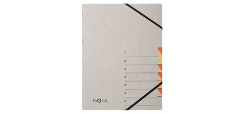 Trieur 'Easy Grey', A4, 7 compartiments