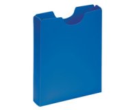 Chemise de rangement A4, PP, bleu
