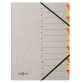 Trieur 'Easy Grey', A4, 12 compartiments