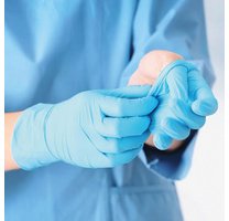 Gant nitrile 'SAFE LIGHT', L, non poudré, bleu - Boîte de 100 gants