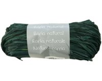 Pelote raphia naturel 50g Vert empire - Vert Empire