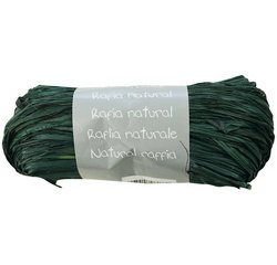 Pelote raphia naturel 50g Vert empire - Vert Empire