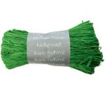 Pelote raphia naturel 50g Vert Sapin - Vert sapin