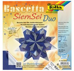 Feuilles de papier pliable étoile Bascetta, 75 g/m2