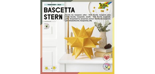 Feuille de papier pliable étoile Bascetta