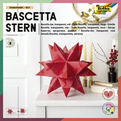 Feuille de papier pliable étoile Bascetta