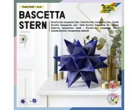 Feuille de papier pliable étoile Bascetta